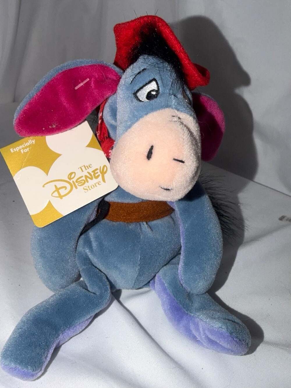 Disney Store Eeyore Cupid Mini Bean Bag Plush